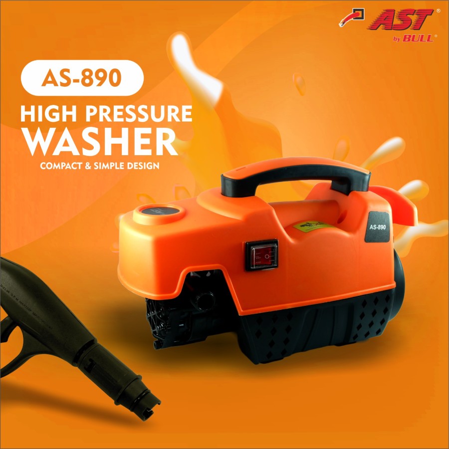 Ast AS-890 jet cleaner pressure washer mesin cuci steam mobil