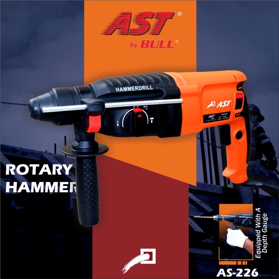 AST mesin bor rotary hammer SDS murah laris GBH226 AS-226